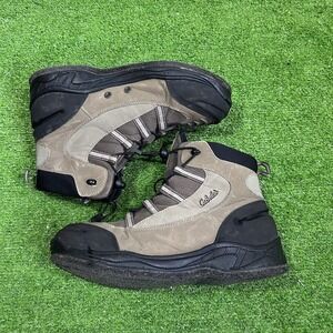 Cabelas Wading Boots 12D Men's Outdoor Fish Logo Felt Bottom Like Mint EUC